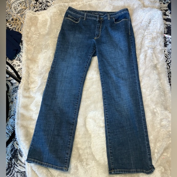 Michael Kors Denim - MK Michael Kors Straight Leg Jeans with Contrast Stitching 12